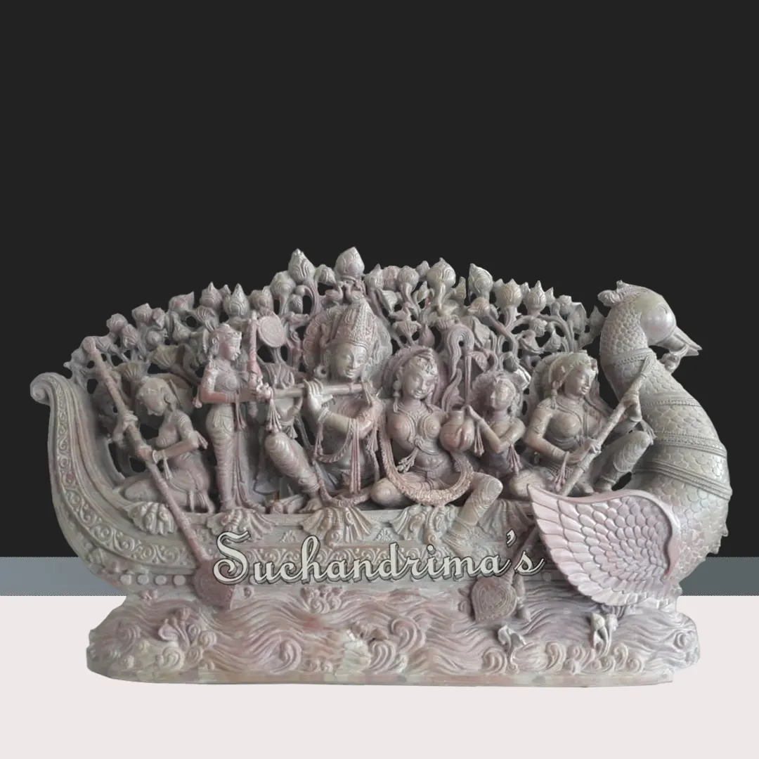 3 ft width Nabkeli Pink Serpentine Stone