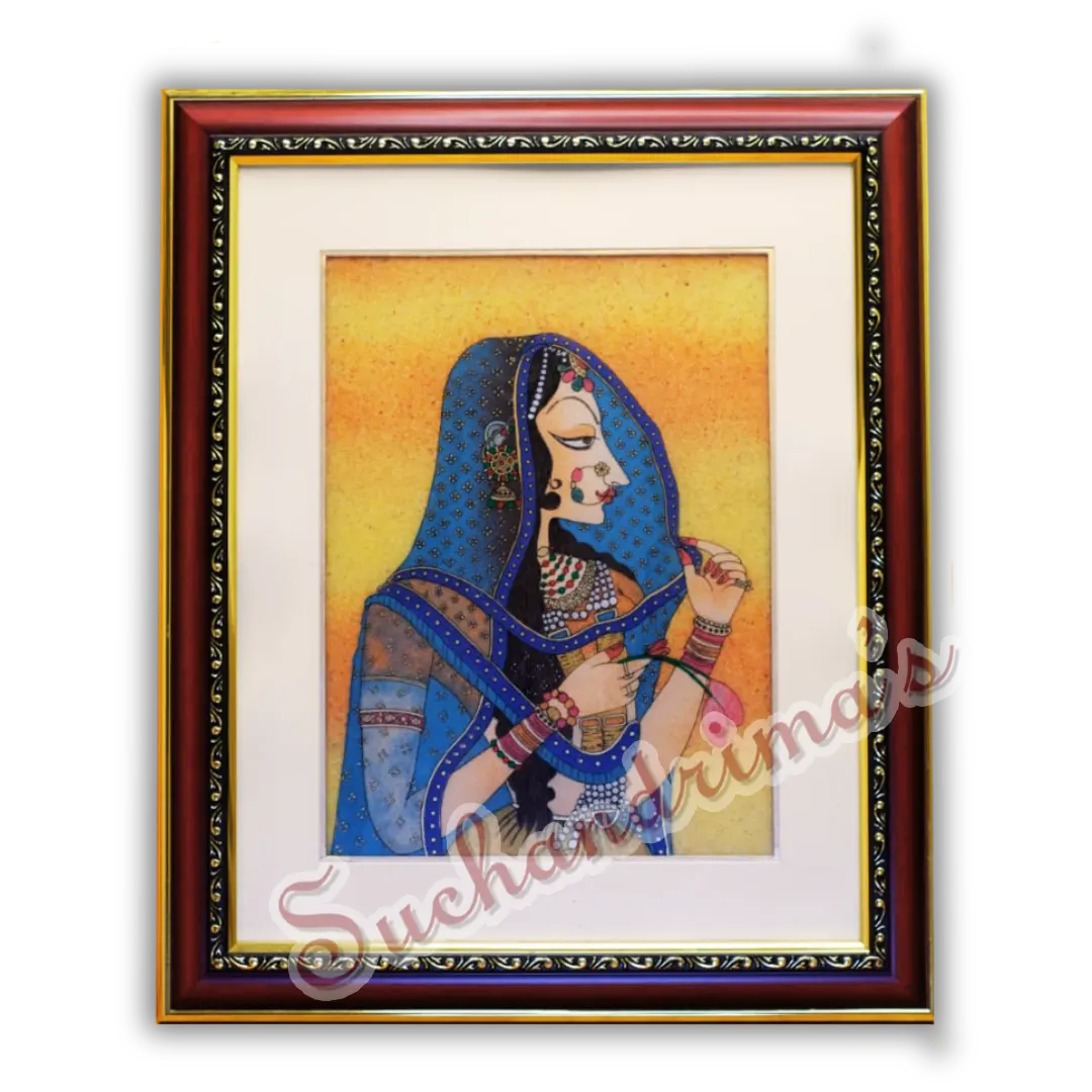 Bani Thani Gemstone Painting