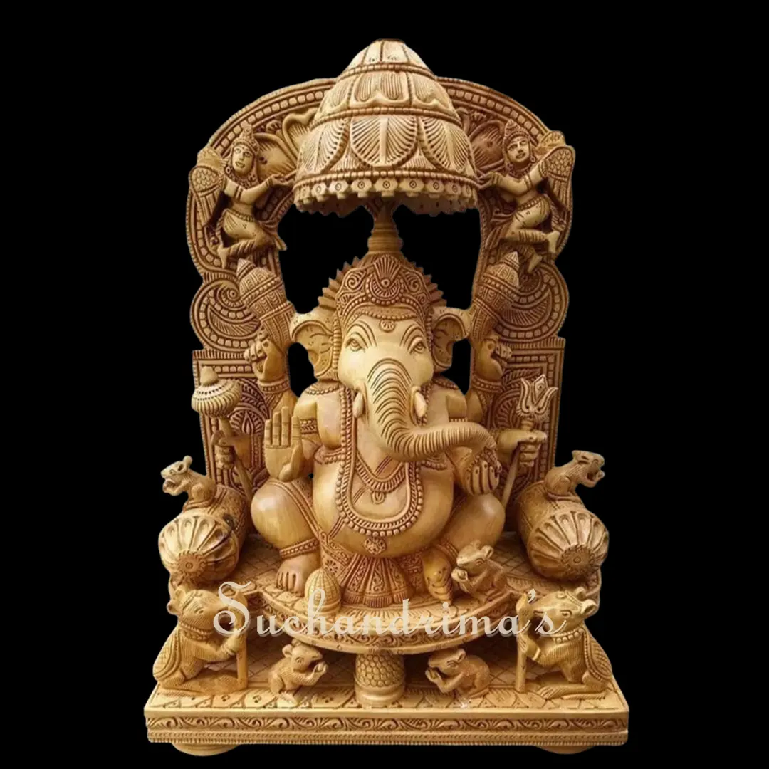 Decorative Wooden Lord Ganesha